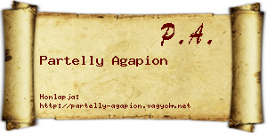 Partelly Agapion névjegykártya